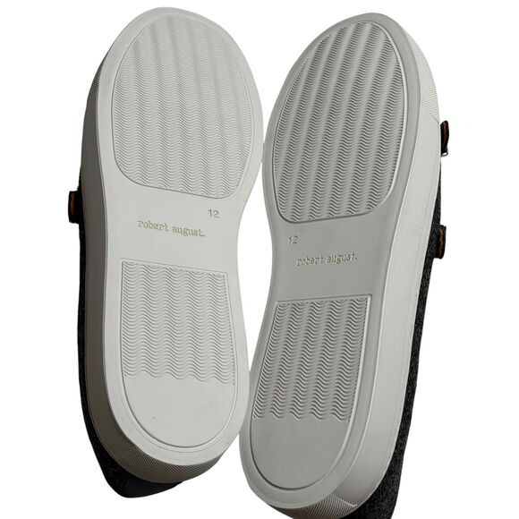 Robert August The Foster Monk Sneaker Shoes Slip On Loafers Gray 12 EE NIB main image 4